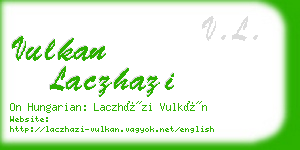 vulkan laczhazi business card